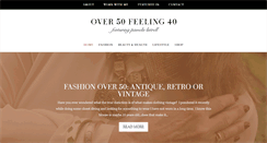 Desktop Screenshot of over50feeling40.com